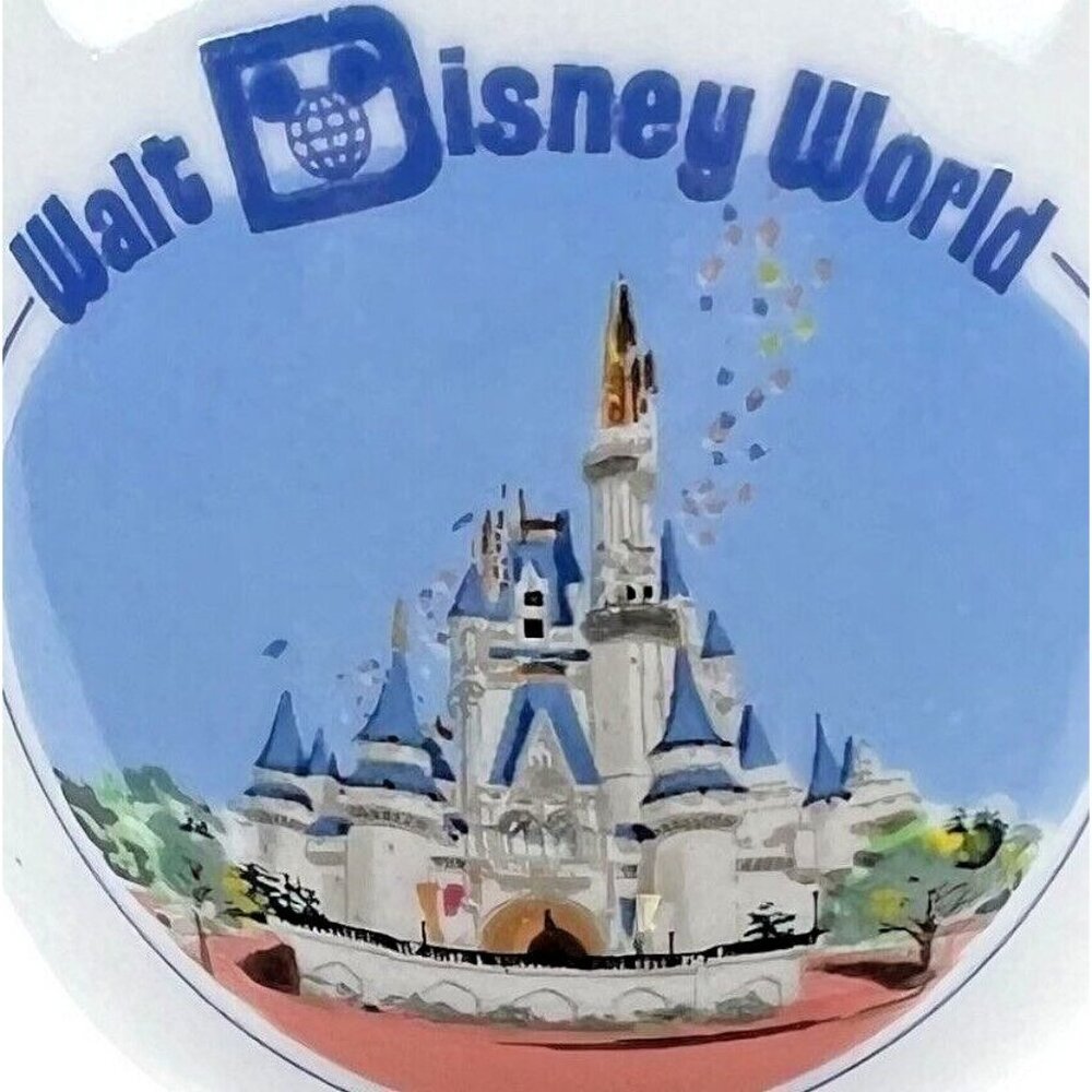 Walt Disney World Toothpick Holder Cinderellas Castle Shot‎ Glass Souvenir VTG